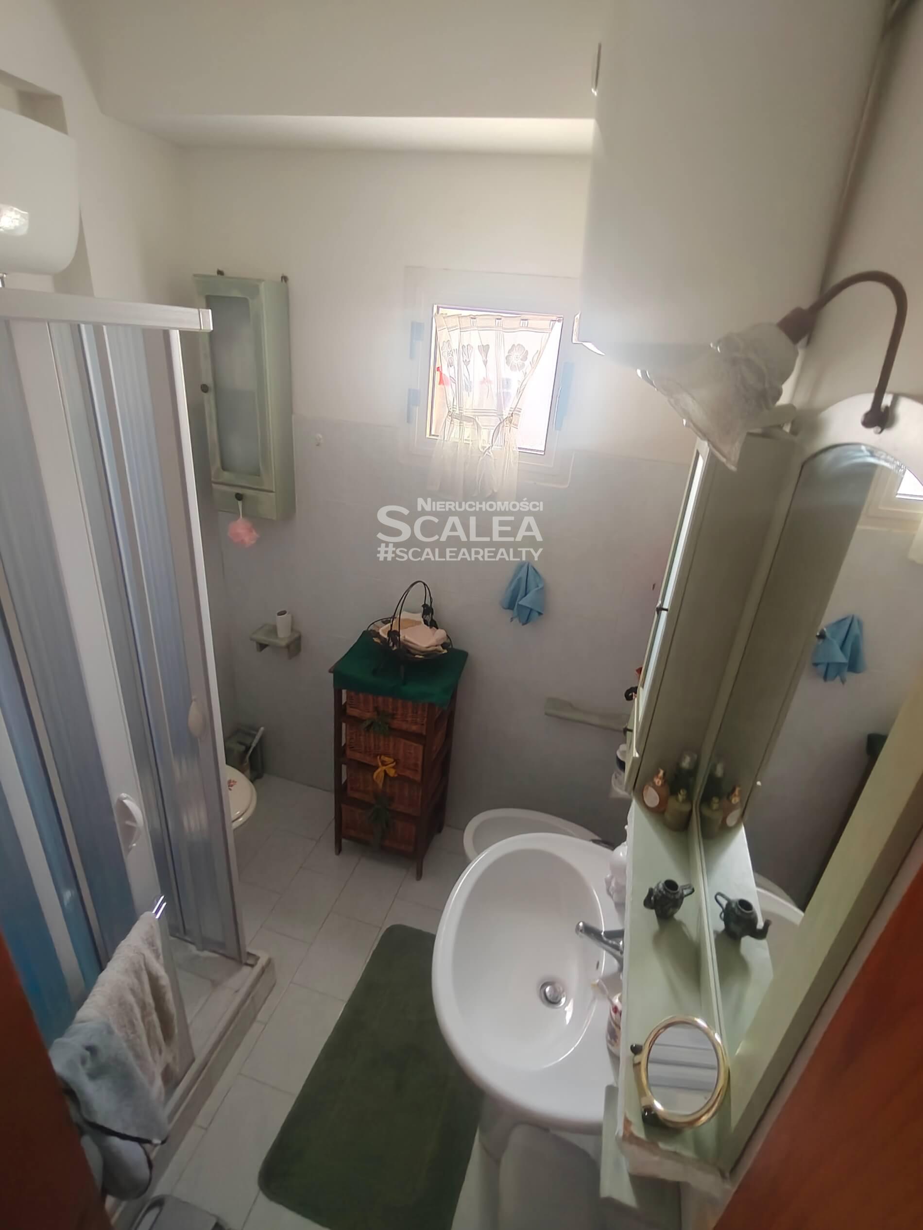 Część domu w Scalea z panoramicznym widokiem na morze i Scalea