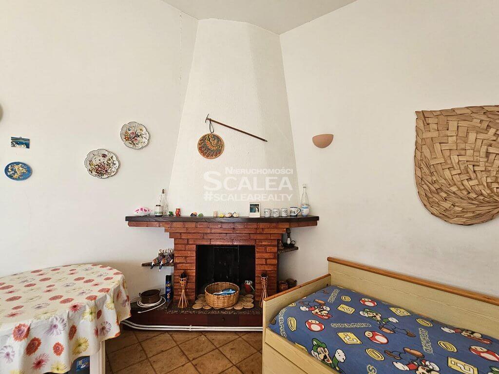 Apartament z garażem, w centrum Scalea, 80 m2 z widokiem na morze